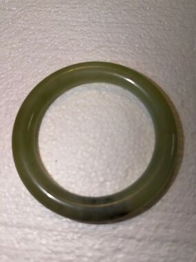 Green Jade Bangle Bracelet